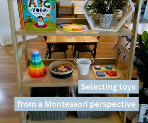 A Montessori inspired approach to selecting toys