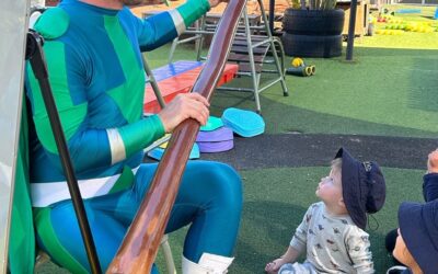 The Recycleman Show: an interactive show about environmental responsibility and recycling