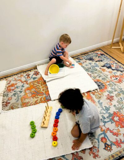 Morning routine in Pre-Kinder Enrich Early Education