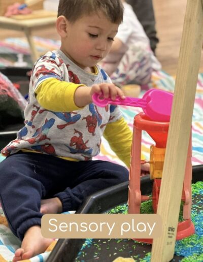 Enjoy sensory play