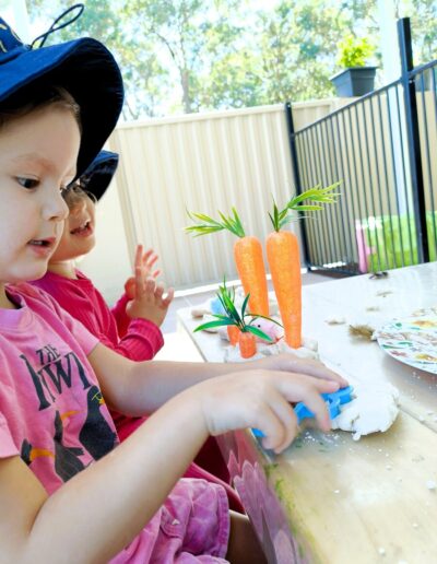 Easter themed play dough