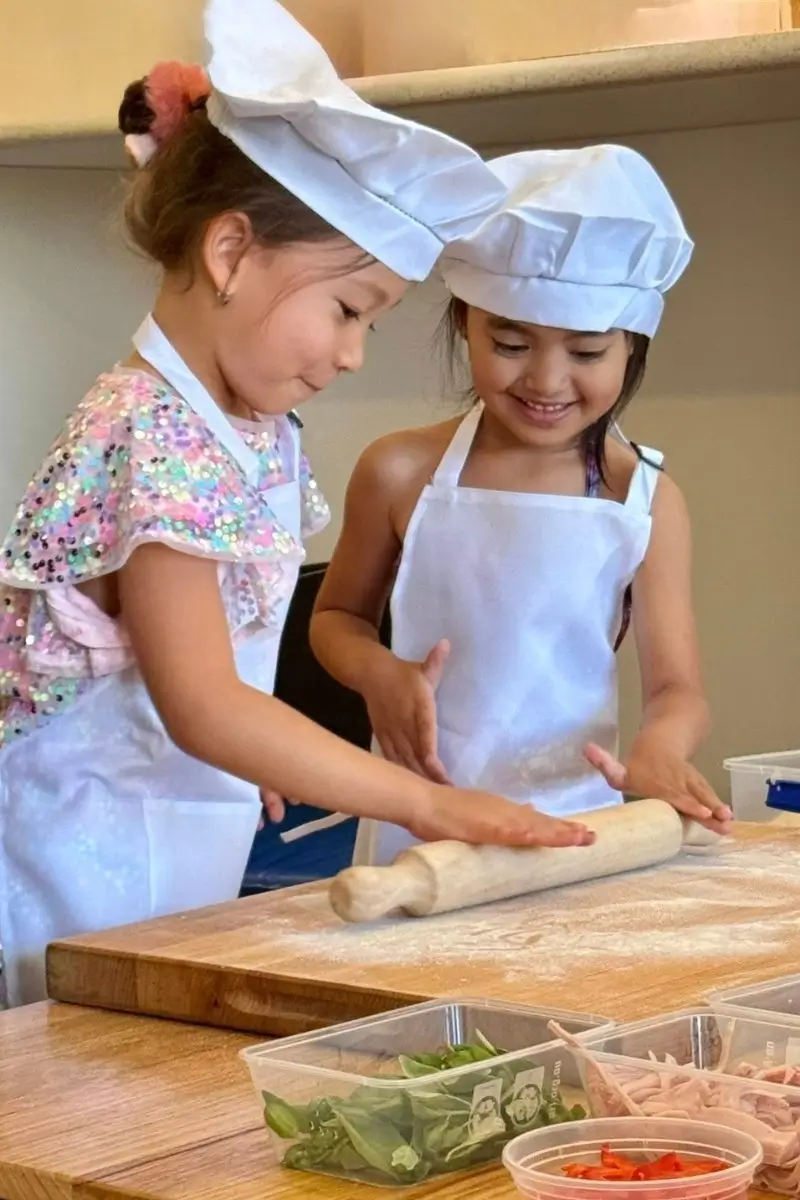 Montessori pizza making activity