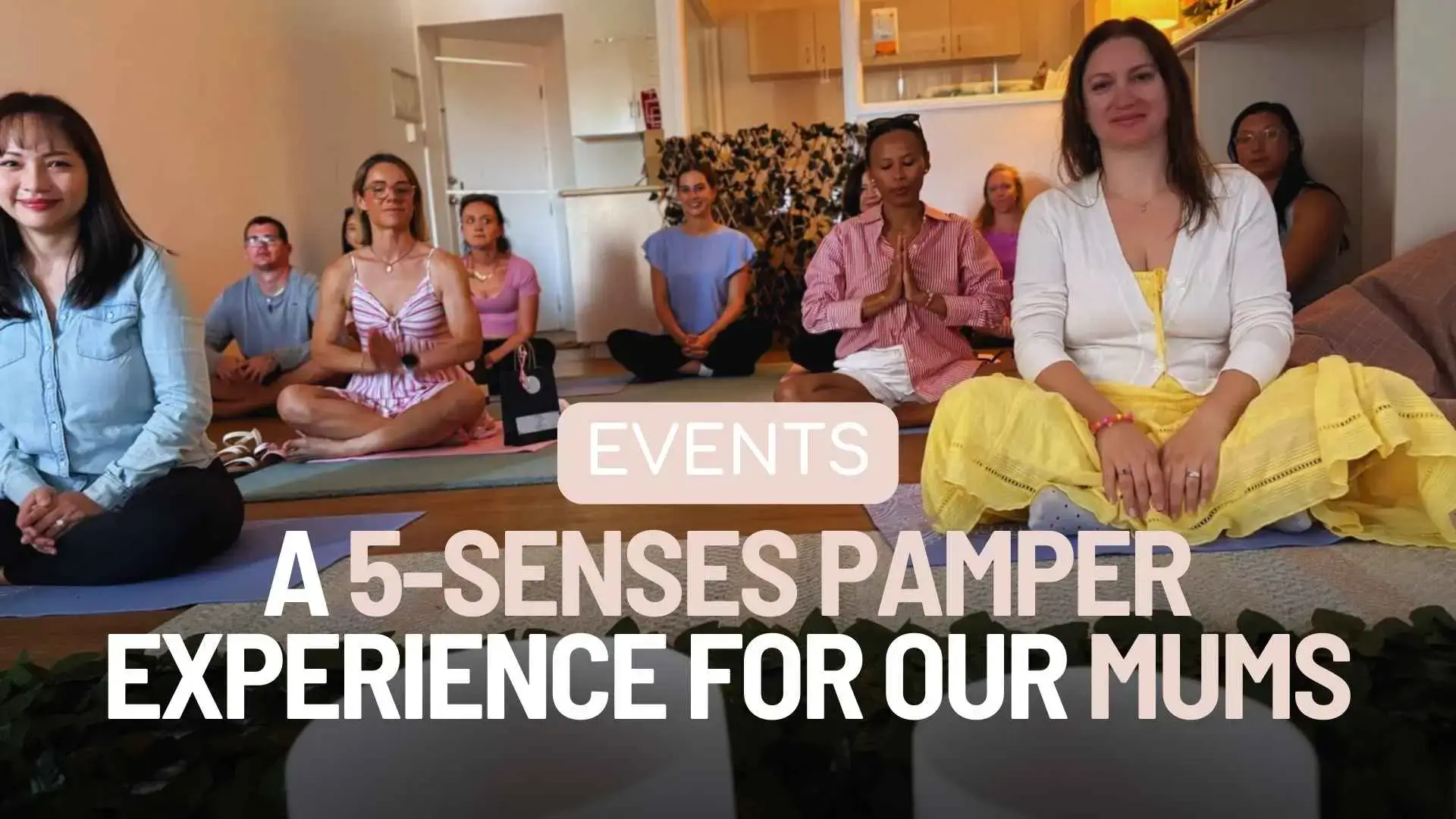 A 5-senses pamper experience for mums